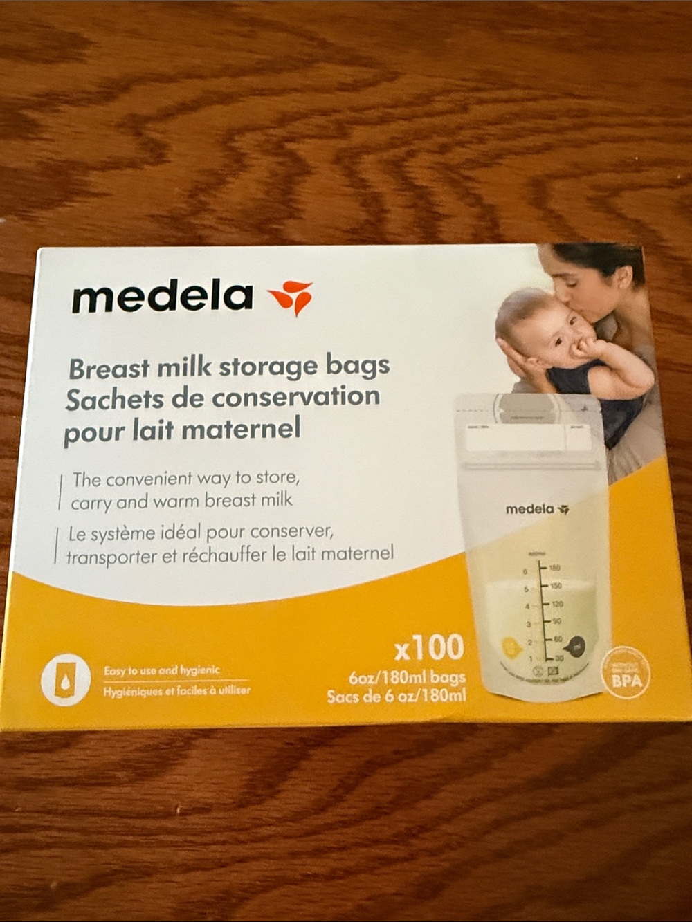 Medela White and Yellow Breast Milk Storage Bags Pack